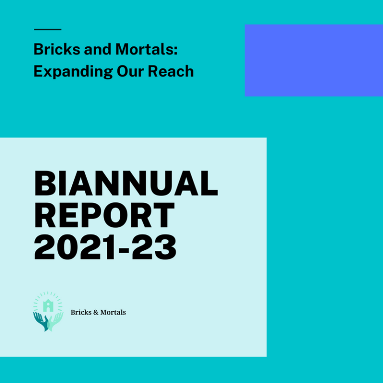 Bricks and Mortals Biannual Report 2021-2023 - Bricks and Mortals